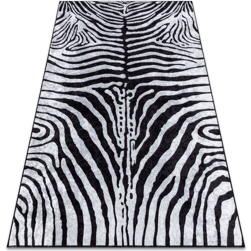 RugsX Preproge MIRO 51331.803 pralna preproga Zebra protizdrsna - 200x290 cm Črna Cene