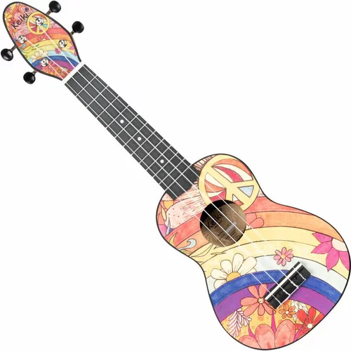 Ortega K2-68-L Soprano ukulele Peace 68