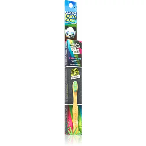 Woobamboo Eco Toothbrush Kids Super Soft bambusova zobna ščetka za otroke 1 kos