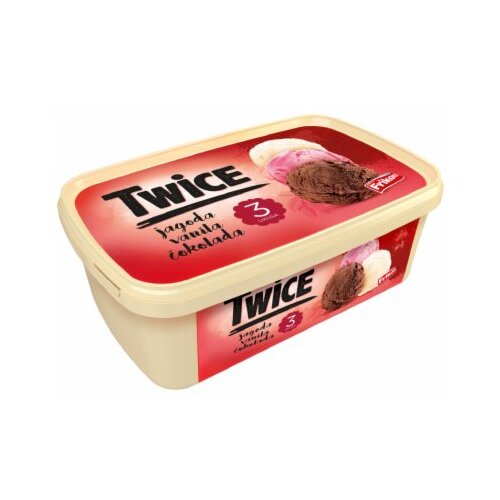 Frikom sladoled twice vanila cokolada jagoda 1700ML Cene