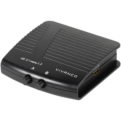 Vivanco Manueller 2 auf 1 HDMI Switch VIVANCO 25349 HD 2.1 MANU 1.3 2x Taster zum Umschalten Cene