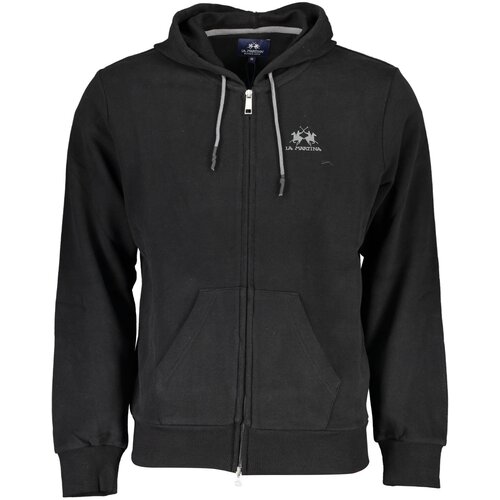 La Martina MEN&amp;amp;#39;S BLACK ZIP SWEATSHIRT Slike