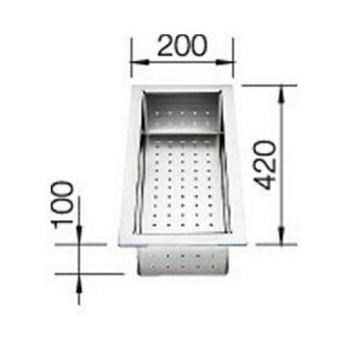 Blanco KADICA za ZEROX, CLARON - INOX 18/10 (420x200mm) Cijene