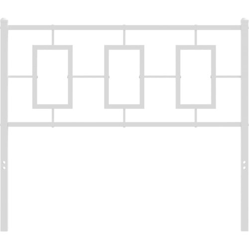  Metalno zamjensko uzglavlje bijelo 100 cm Slike
