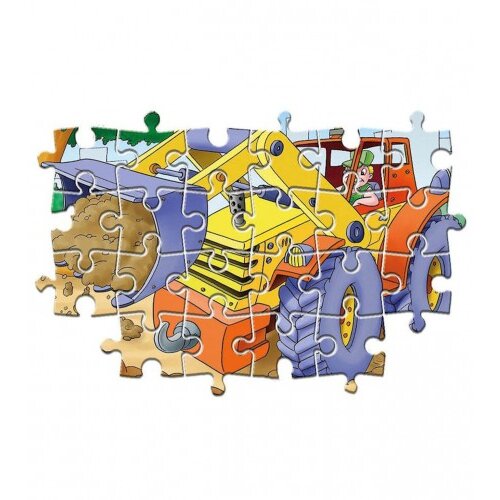 Clementoni Igračka puzzle građevinske mašine 27x19cm 80333 Cijene