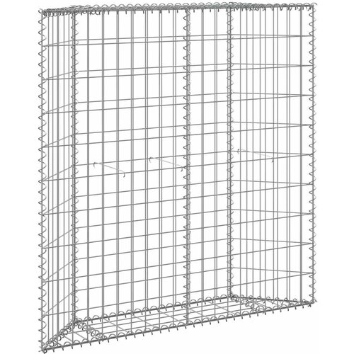  Trapezna gabionska gredica od pocinčanog čelika 100x20x100 cm Cene