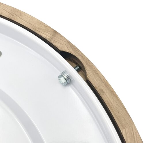 Brilagi plafonsko svetlo carvalho slim smokey 2xE27/60W/230V hrast pr. 37,5 cm Slike