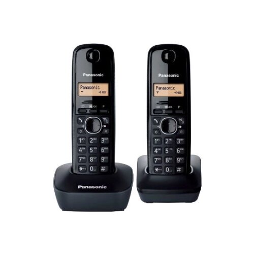Panasonic telefon bežični KX-TG1612FXH Crni 2 Slusalice Cijene