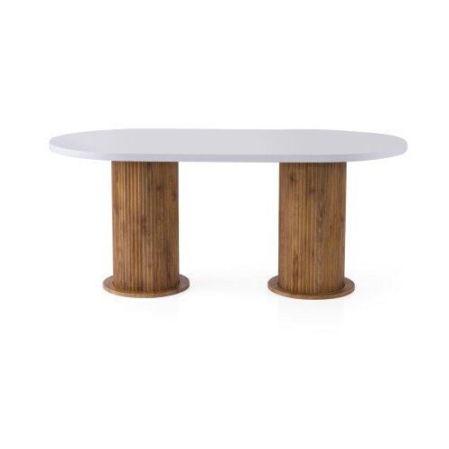 Hanah home trpezarijski sto bele boje milas 2992 Slike