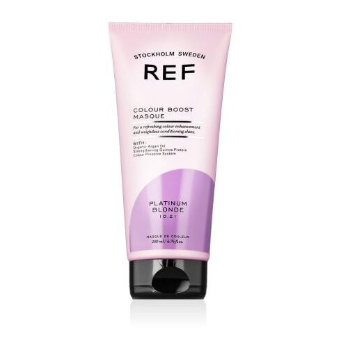 REF Colour Boost Masque barva za lase barvani lasje svetli lasje 200 ml odtenek 10.21 Platinum Blonde unisex Cene