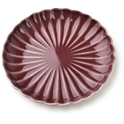Mondex desertni krožnik porcelan Affekdesign Evie Burgundy 20,5x3 bordo 1pc, (5000301956) Slike