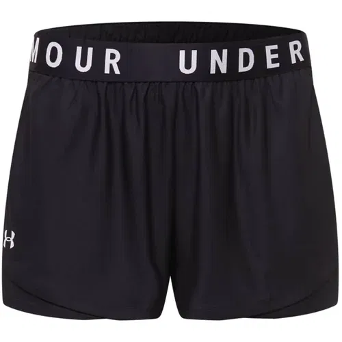 Under Armour Športne hlače 'Play Up' črna / bela