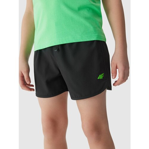4f Boys' Beach Shorts - Black Slike
