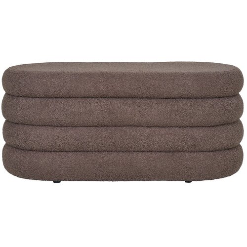 House Nordic Smeđa klupa od boucl&amp;eacute; tkanine Dartford &amp;ndash; Slike