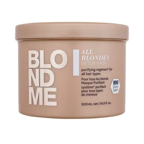 Schwarzkopf Professional Blond Me All Blondes Detox Mask maska za kosu plava kosa 500 ml za ženske