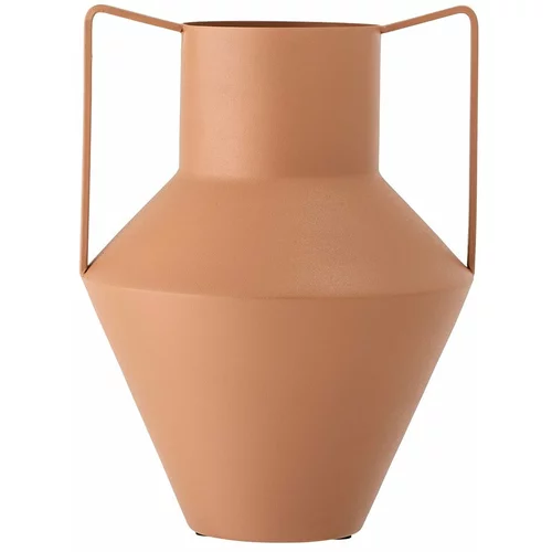 Bloomingville narančasta metalna vaza Iola, visina 34 cm