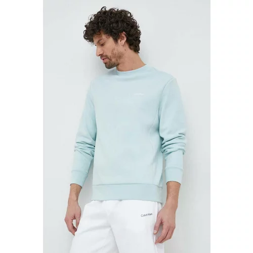 Calvin Klein Bluza moška, zelena barva