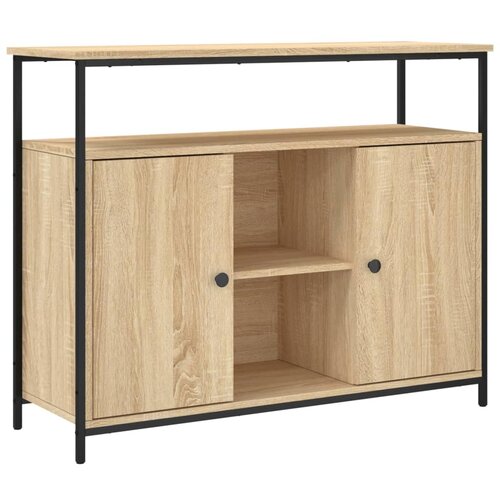 Maison Chic Komoda - Predalnik sonoma hrast 100x35x80 cm inženirski les, (21717171) Cene