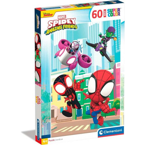 Clementoni puzzle 60 maxi spiderman i drugari ( CL26476 ) Cene