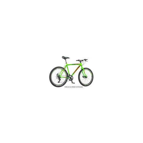 Visitor bicikl scout explosion mtb 26 21 brzina zeleno-crno-naradžasta EXP263 Slike