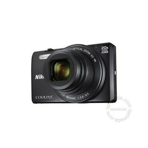 Nikon Coolpix S7000 crni digitalni fotoaparat Slike