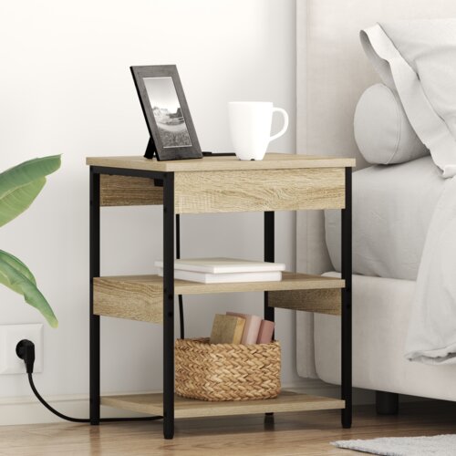 vidaXL Nočne omarice 2 pcs sonoma hrast 41 x 31 x 51 cm Cene