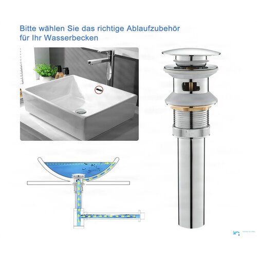EYN Beli, krom ali metal sivi pop-up odtok | Sifon za umivalnik SBP1658 &amp;mdash; Bela Slike
