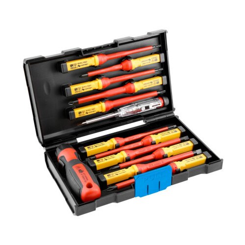 Hogert set izoliranih odvijača |1000 v vde| |13| delova ( HT1S997 ) Slike