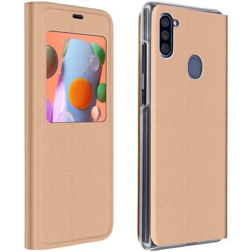 AVIZAR Izjemno tanek ovitek za okno s popolno zašcito za Samsung Galaxy A11 / M11 - zlata, (20719456) Cene