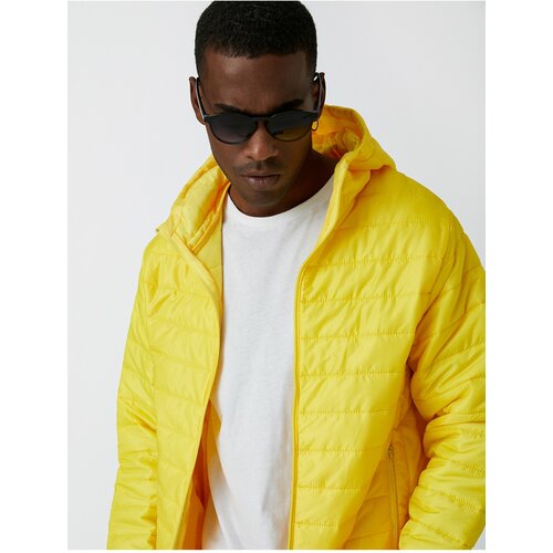 Koton Winter Jacket - Yellow - Puffer Slike