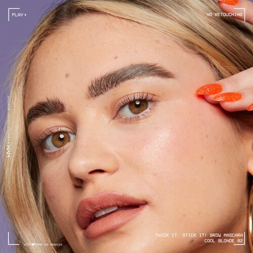 NYX Professional Makeup Thick it Stick It Brow Mascara maskara za obrve nijansa 02 Cool Blonde 7 ml Slike