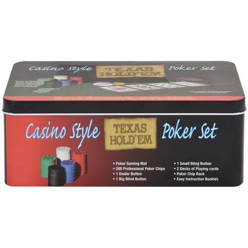  Set žetona za poker 200 kom 4 g Slike