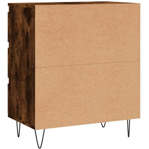  Komoda boja dimljenog hrasta 60 x 35 x 70 cm konstruirano drvo Slike