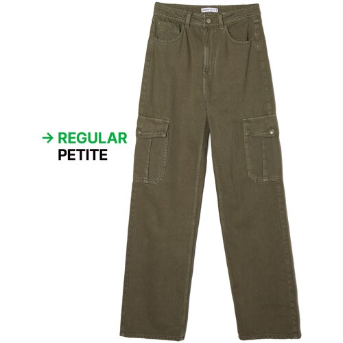 Cropp - Kavbojke straight - Zelena Cene