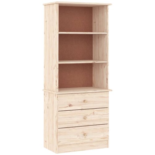  Regal za knjige s ladicama ALTA 60x35x142 cm masivna borovina Slike