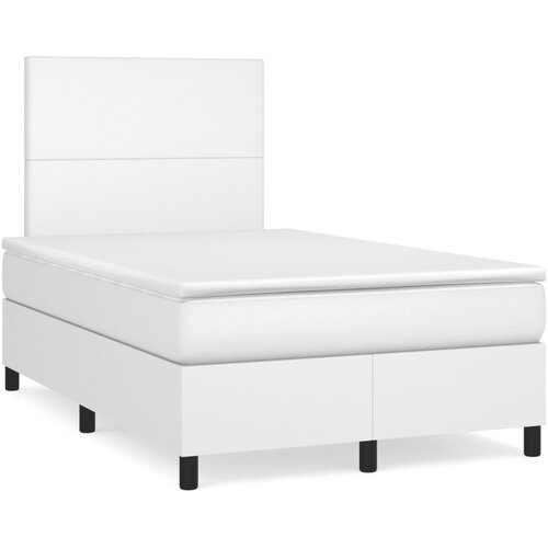  box spring s madracem bijeli 120x190 cm od umjetne kože Cijene