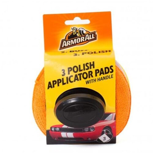 ARMOR ALL Polirne krpe z ročajem 3 Polish Applicator Pads, 3 kos Slike