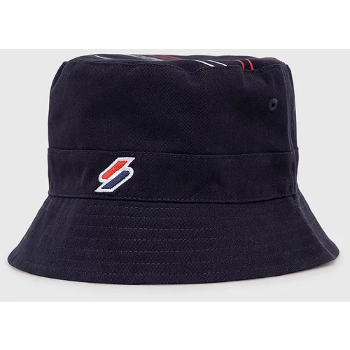 Superdry Dvostrani šešir boja: tamno plava
