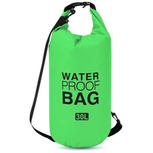 vodootporna torba dry bag 30L zelena Slike