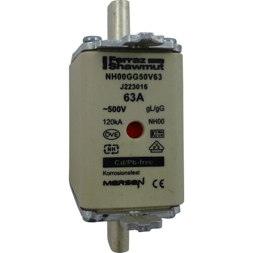 Mersen 3 kosi. NH varovalka SF NH00GG50V63, (21040882) Cene
