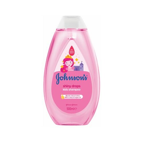 Johnsons shiny drops baby šampon 500ml Slike