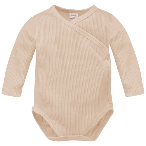 Pinokio Kids's Lovely Day Beige Wrapped Bodysuit LS Slike