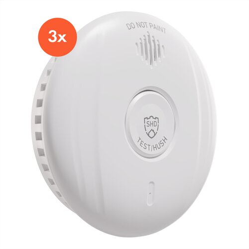 SHD by oneConcept detektor dima DOF Pro10, plastika, signal upozorenja: 85 dB, trajanje baterije 10 godina Slike