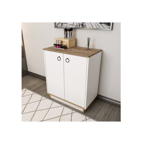 Woody Fashion Konzolni sto Nuanse, 72x83.1x42 cm, Bijeli Slike