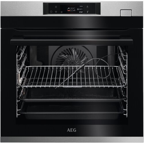Aeg BSE78228BM Serija 8000 parni pecica z SteamBoostom in senzorjem jedrne temperature 944188656 Cene