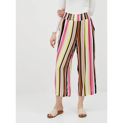 Noisy May Yellow-Pink Striped Culottes Flora - Ladies