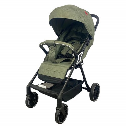 Nounou kolica za bebe sa kofer sklapanjem sa navlakom Z2 dark green Slike