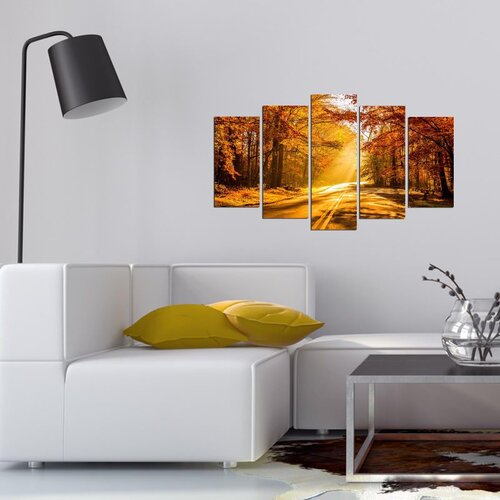 WALLXPERT 5MX-88 Vi&scaron;enamenska Dekorativna MDF Slika (5 Komada) Cene