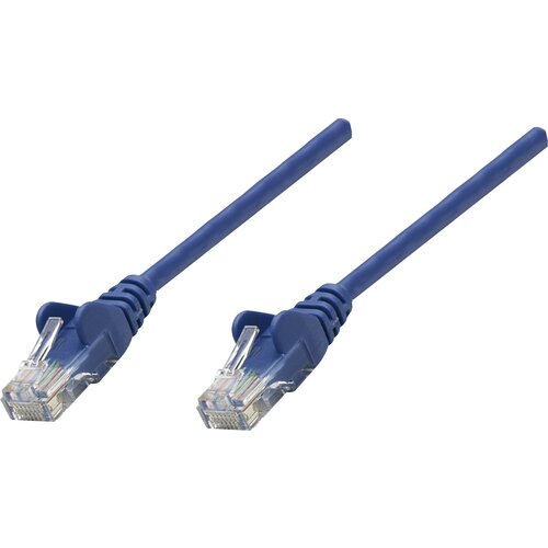 Intellinet 326018 RJ45 omrežni kabel\, Patch kabel CAT 5e U/UTP 20.00 m modra 1 kos, (20419566) Cene
