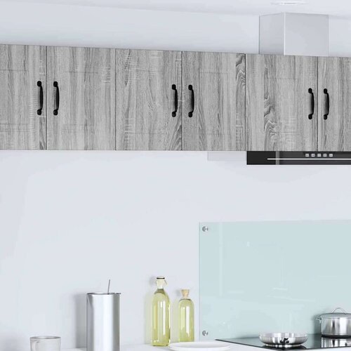  Stenska kuhinjska omarica 2 pcs Siva Sonoma 30 x 31 x 40 cm Cene